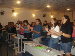 Alunos de Biblioteconomia, Letras e Pedagogia participam de evento de contação de histórias