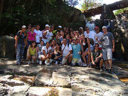 Alunos participam de trabalhos de campo