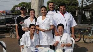 Educação Física e Enfermagem presentes em passeio ciclístico