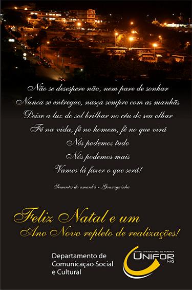 Mensagem de final de ano