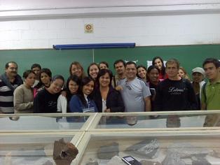 Visita ao Laboratório de Mineralogia