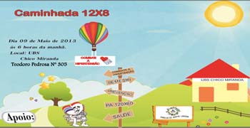 Estagiária e egressa do UNIFOR promoverão Caminhada 12 x 8 em Lagoa da Prata