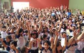 Alunos de Educação Física promovem atividades recreativas para crianças