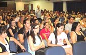 Palestras são ministradas para alunos de Arquitetura e Urbanismo e Engenharia Civil