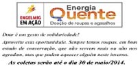 UNIFOR-MG é parceiro da campanha de agasalho Energia Quente