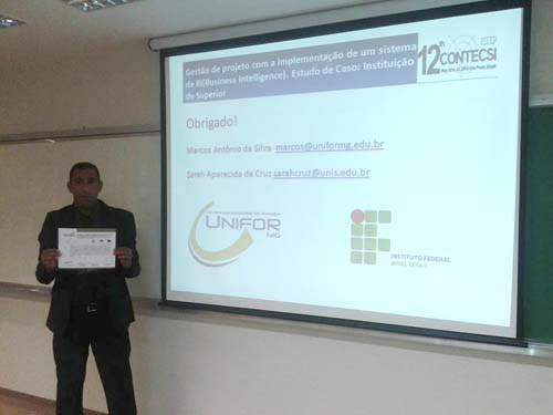 Funcionário do Departamento de Informática apresenta artigo em congresso internacional
