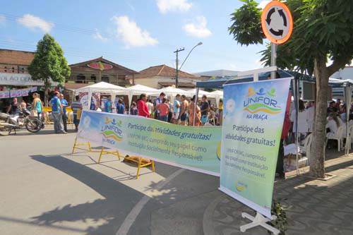 Arcos recebe o projeto UNIFOR-MG na Praça