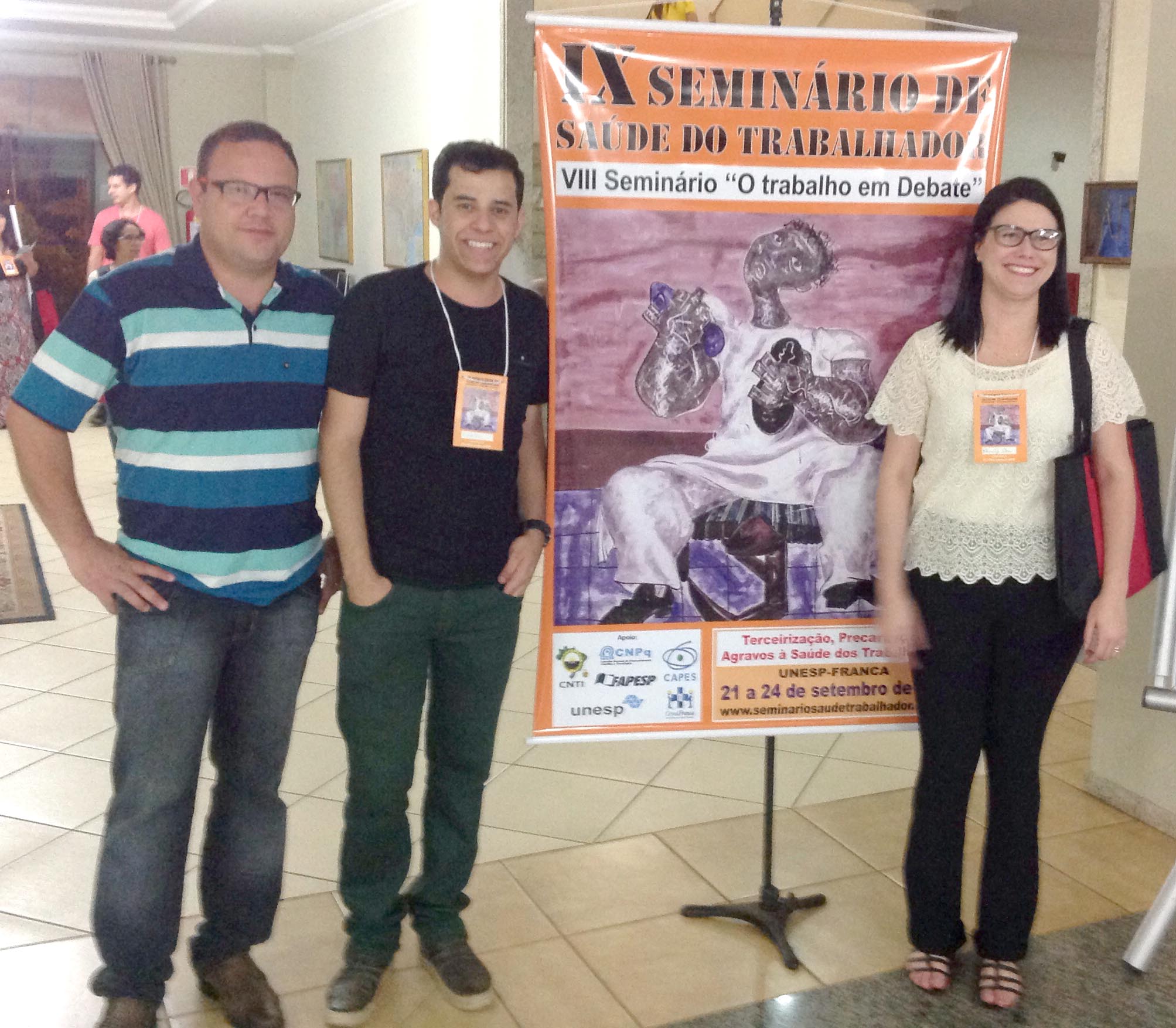 Professores do curso de Serviço Social apresentam trabalhos no IX Seminário de Saúde do Trabalhador