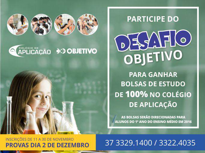 Divulgado Edital nº 01/2015 para projeto de “Bolsas de Estudo” do Colégio de Aplicação da FUOM