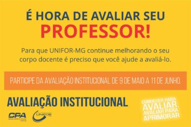 Alunos participam de Avaliação Institucional até o dia 11 de junho