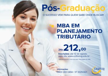 Inscrições abertas para o MBA em Planejamento Tributário