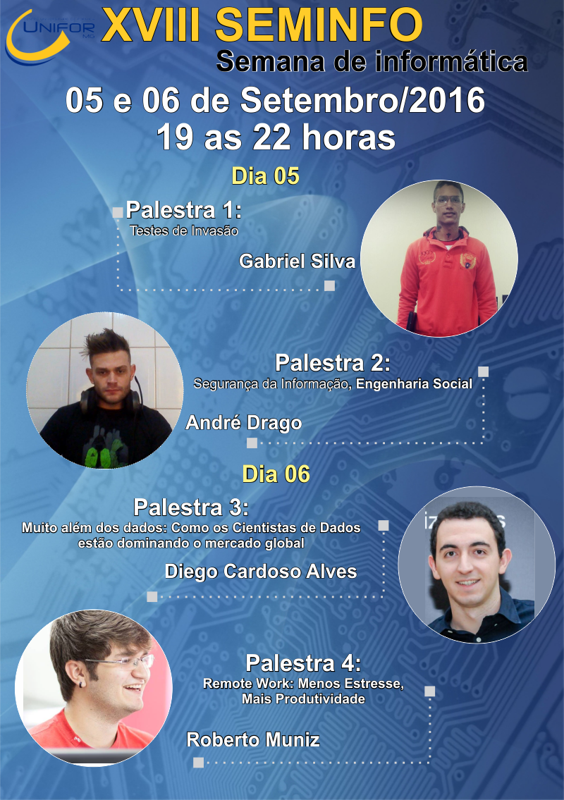 XVIII Semana de Informática do UNIFOR-MG será realizada neste mês