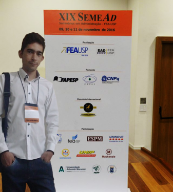 Aluno do Curso de Marketing apresenta trabalho em congresso na USP
