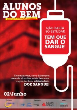 Alunos de Marketing promovem campanha de doação de sangue