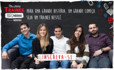 Inscrições abertas para o Programa de Trainee Nestlé 2018