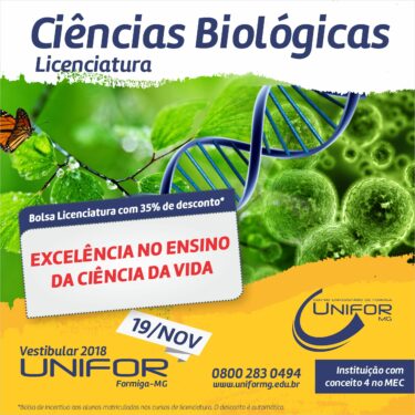 CIÊNCIAS BIOLÓGICAS – LICENCIATURA: EXCELÊNCIA NO ENSINO DA CIÊNCIA DA VIDA
