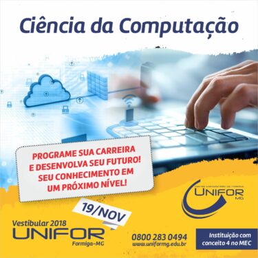 CIÊNCIA DA COMPUTAÇÃO: PROGRAME SUA CARREIRA E DESENVOLVA SEU FUTURO! SEU CONHECIMENTO EM UM PRÓXIMO NÍVEL!