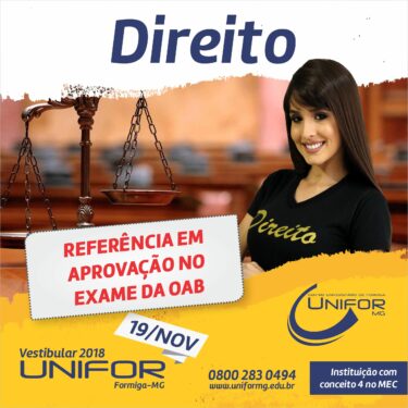 DIREITO: REFERÊNCIA EM APROVAÇÃO NO EXAME DA OAB