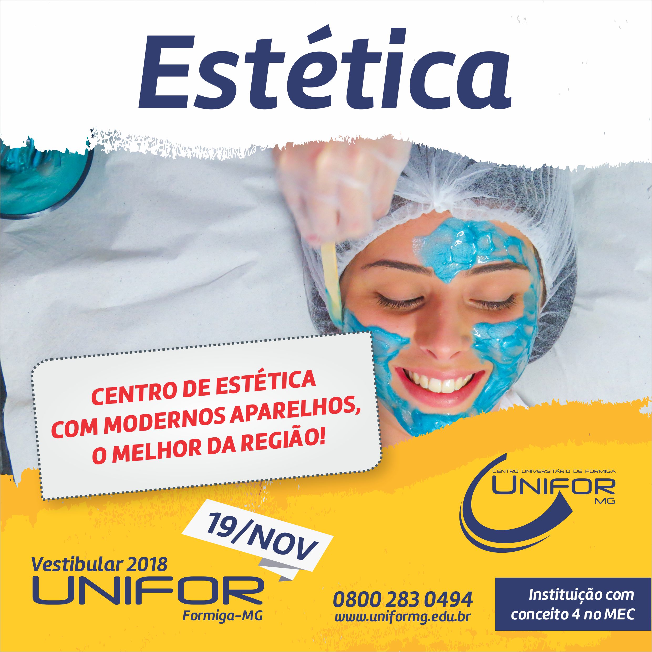 ESTÉTICA: CENTRO DE ESTÉTICA COM MODERNOS APARELHOS, O MELHOR DA REGIÃO!
