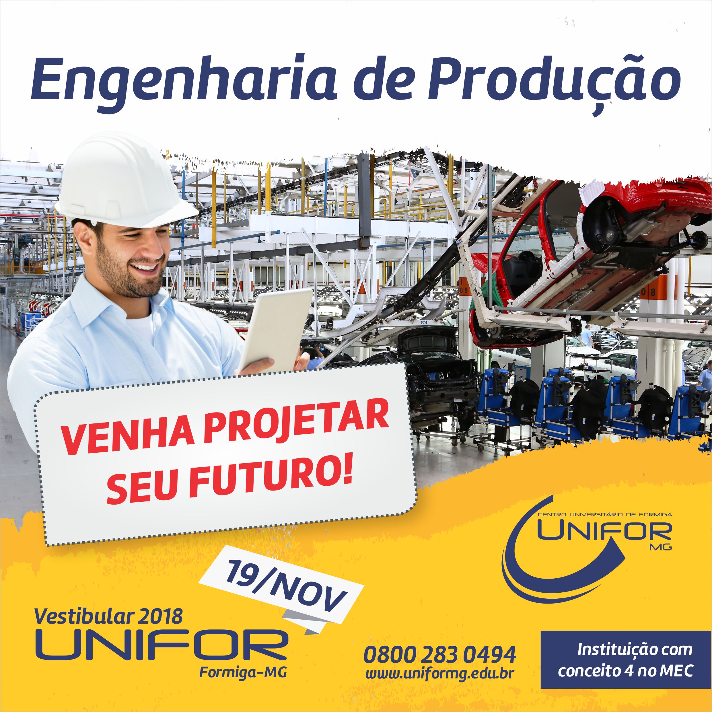 ENGENHARIA DE PRODUÇÃO: VENHA PROJETAR SEU FUTURO!