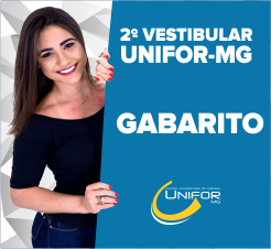 Confira o GABARITO do 2º Vestibular 2018 do UNIFOR-MG