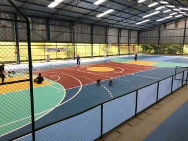 Quadra poliesportiva do Clube UNIFOR-MG é revitalizada