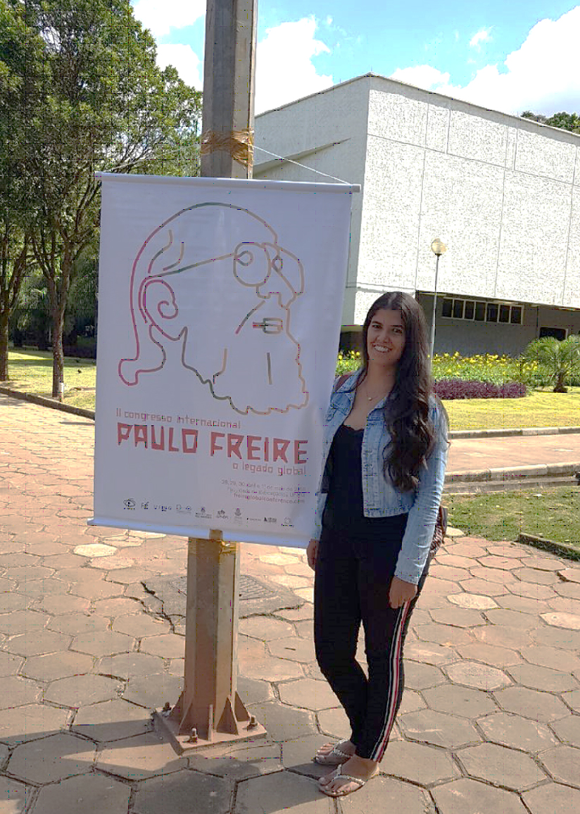 ALUNA DE PEDAGOGIA PARTICIPA DO “II CONGRESSO INTERNACIONAL PAULO FREIRE: O LEGADO GLOBAL”