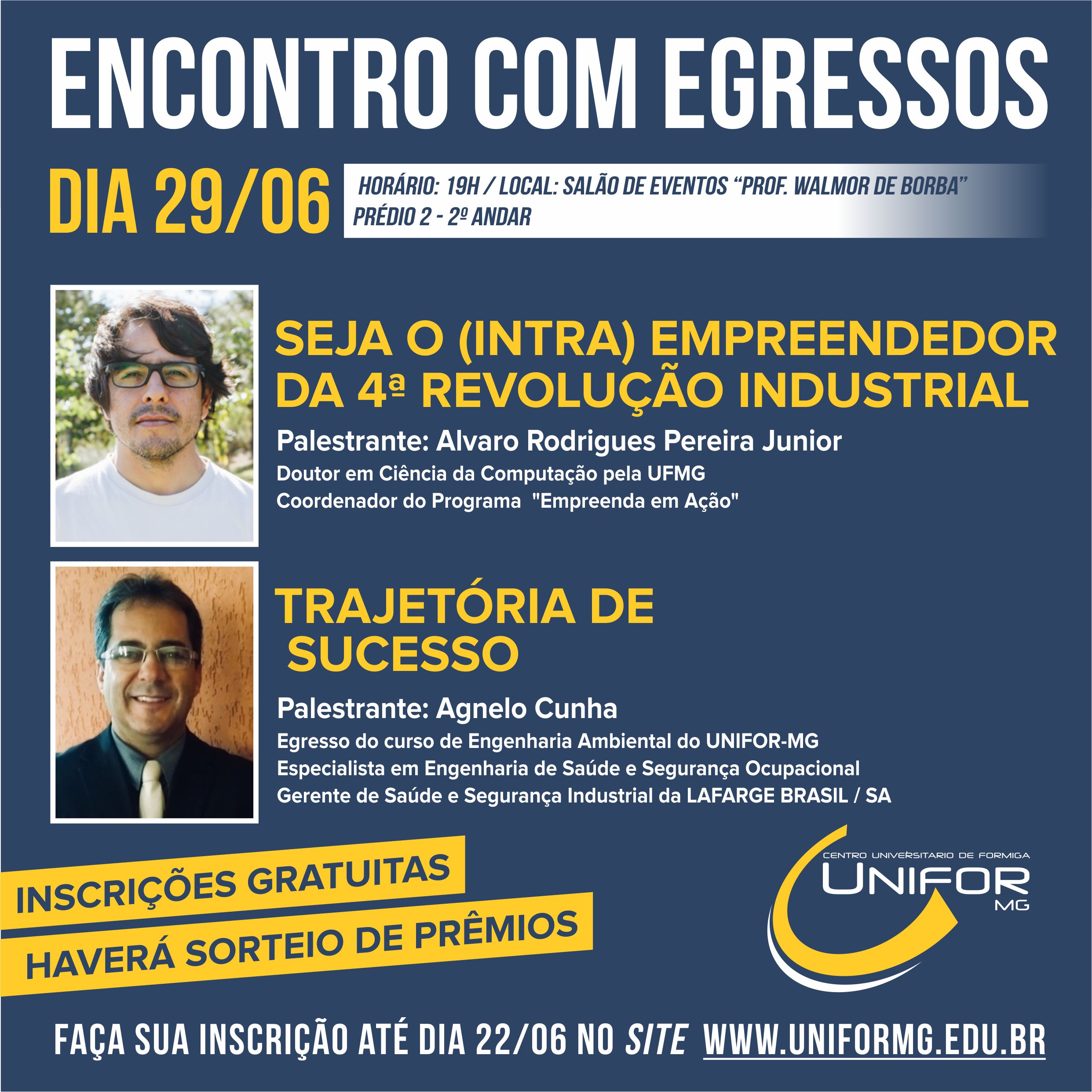 MAIS UMA PALESTRA É CONFIRMADA PARA O ENCONTRO COM EGRESSO