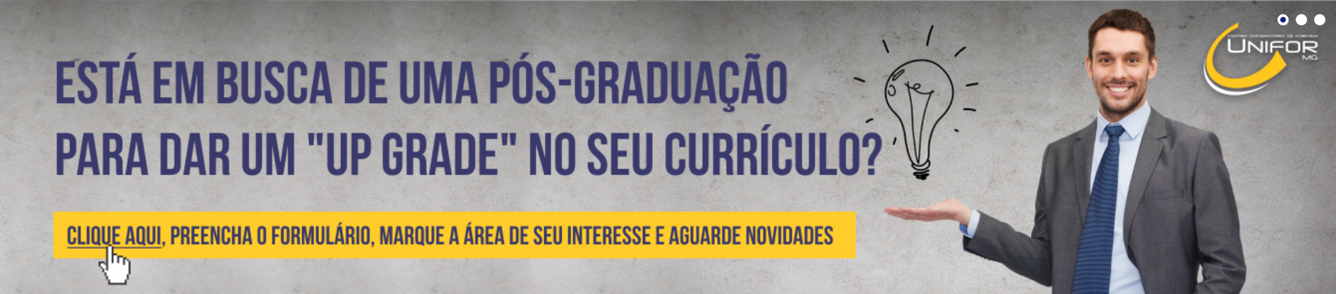 PARTICIPE DA PESQUISA PARA OFERTA DE NOVOS CURSOS DE PÓS-GRADUAÇÃO