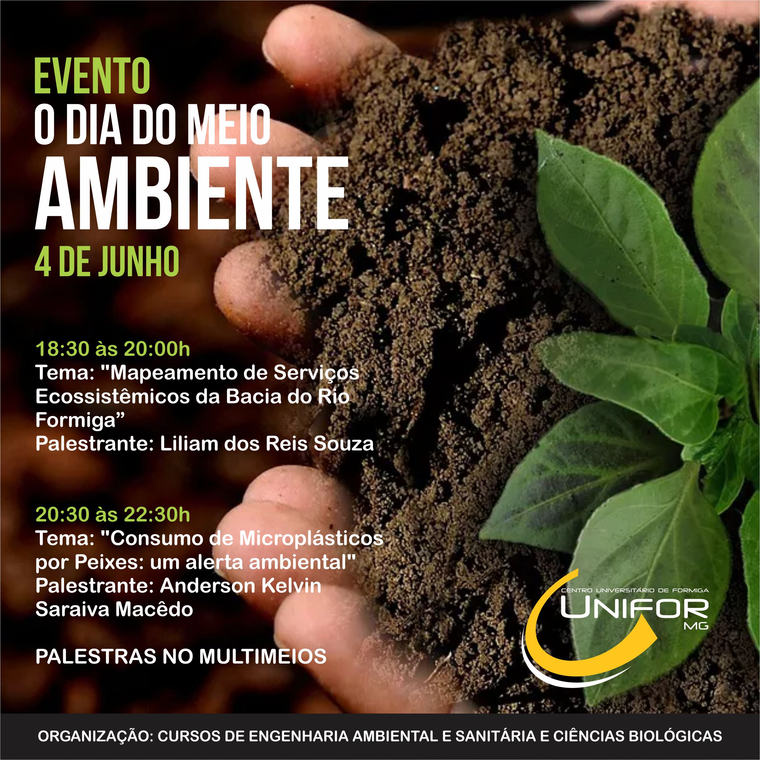 UNIFOR-MG PROMOVERÁ EVENTO SOBRE O MEIO AMBIENTE