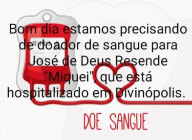 CAMPANHA DE DOAÇÃO DE SANGUE