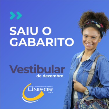CONFIRA O GABARITO DO VESTIBULAR DE DEZEMBRO