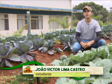 TV INTEGRAÇÃO DIVULGA MATÉRIA SOBRE A HORTA AGROECOLÓGICA DA FAZENDA UNIFOR-MG