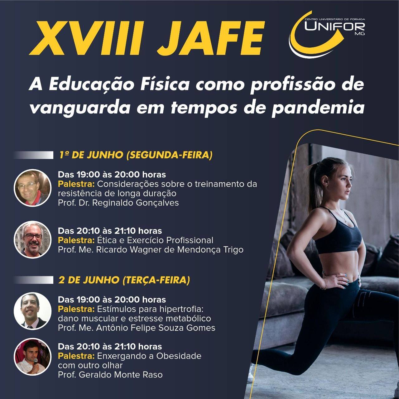 XVIII JAFE SERÁ EM JUNHO