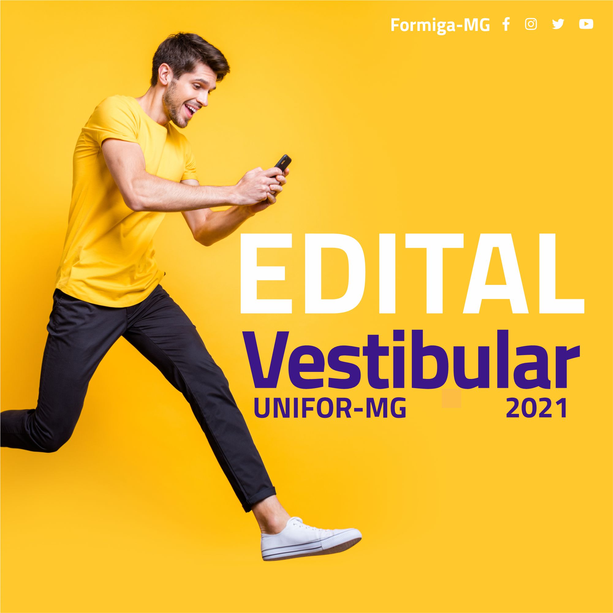UNIFOR-MG DIVULGA EDITAL DO VESTIBULAR 2021 CURSOS PRESENCIAIS