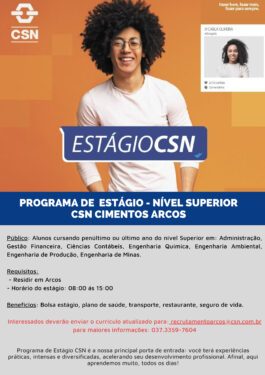 OPORTUNIDADES DE ESTÁGIO