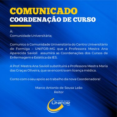 COMUNICADO