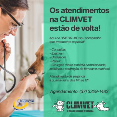 AGENDE A CONSULTA DE SEU ANIMAL DE ESTIMAÇÃO