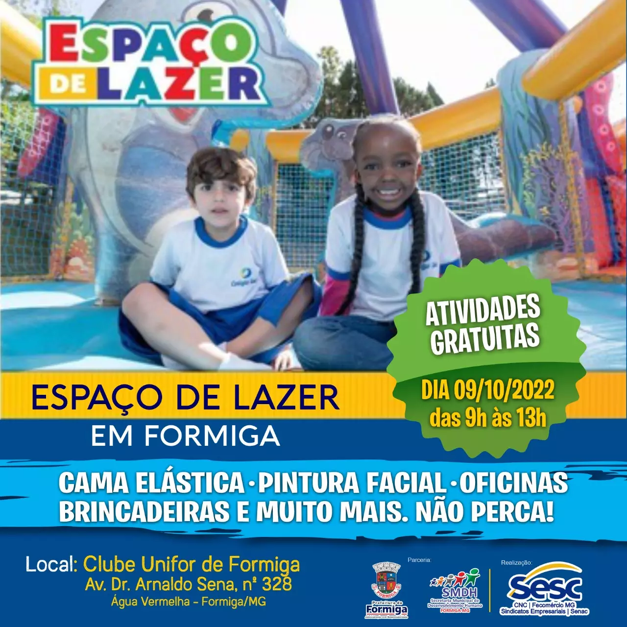 CLUBE UNIFOR-MG RECEBERÁ PROJETO ITINERANTE DO SESC