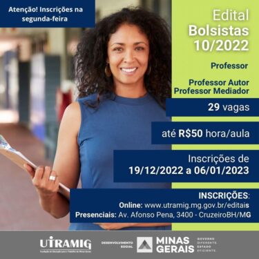 INSCRIÇÕES ABERTAS PARA SELEÇÃO DE PROFESSORES