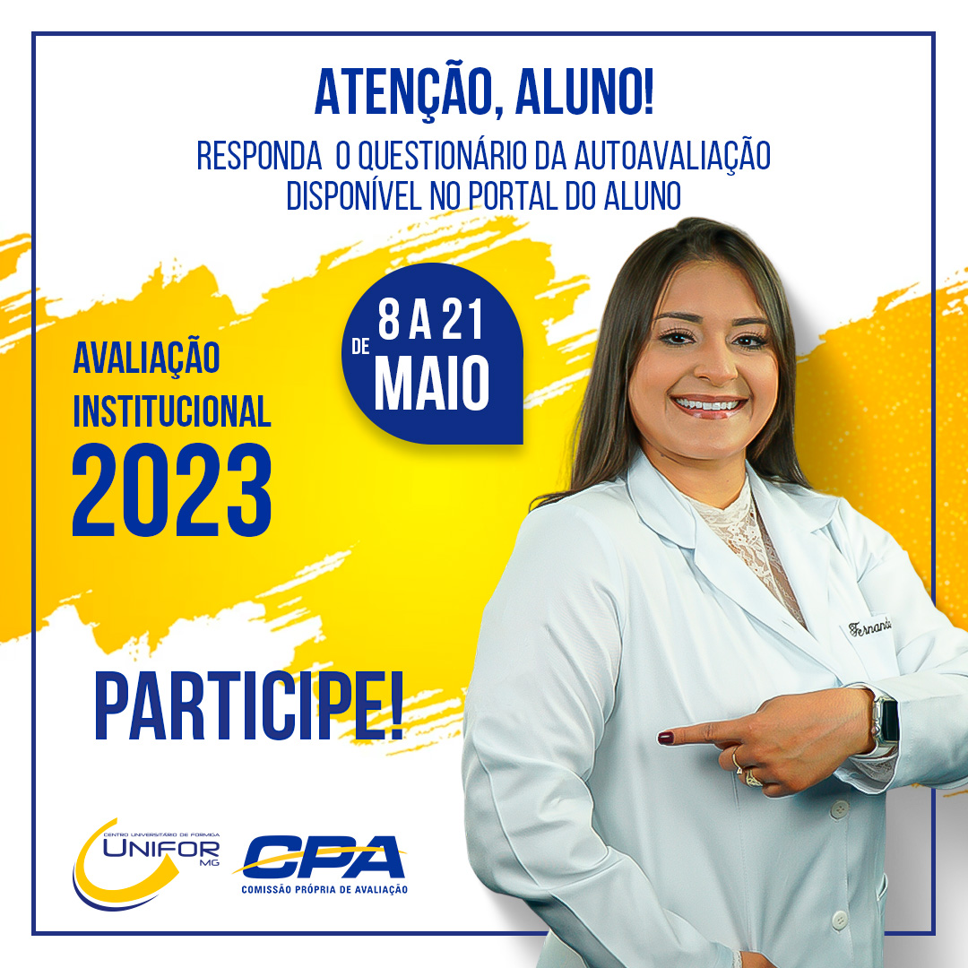 PARTICIPE DA AVALIAÇÃO INSTITUCIONAL 2023