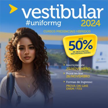 INSCRIÇÕES ABERTAS PARA O VESTIBULAR 2024 (CURSOS PRESENCIAIS)