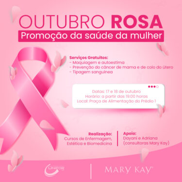 UNIFOR-MG REALIZA “OUTUBRO ROSA – PROMOÇÃO À SAÚDE DA MULHER”