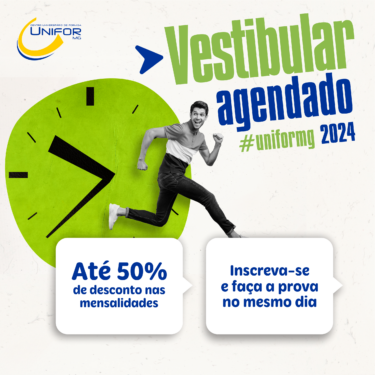 UNIFOR-MG DIVULGA EDITAL DOS VESTIBULARES AGENDADOS  2024