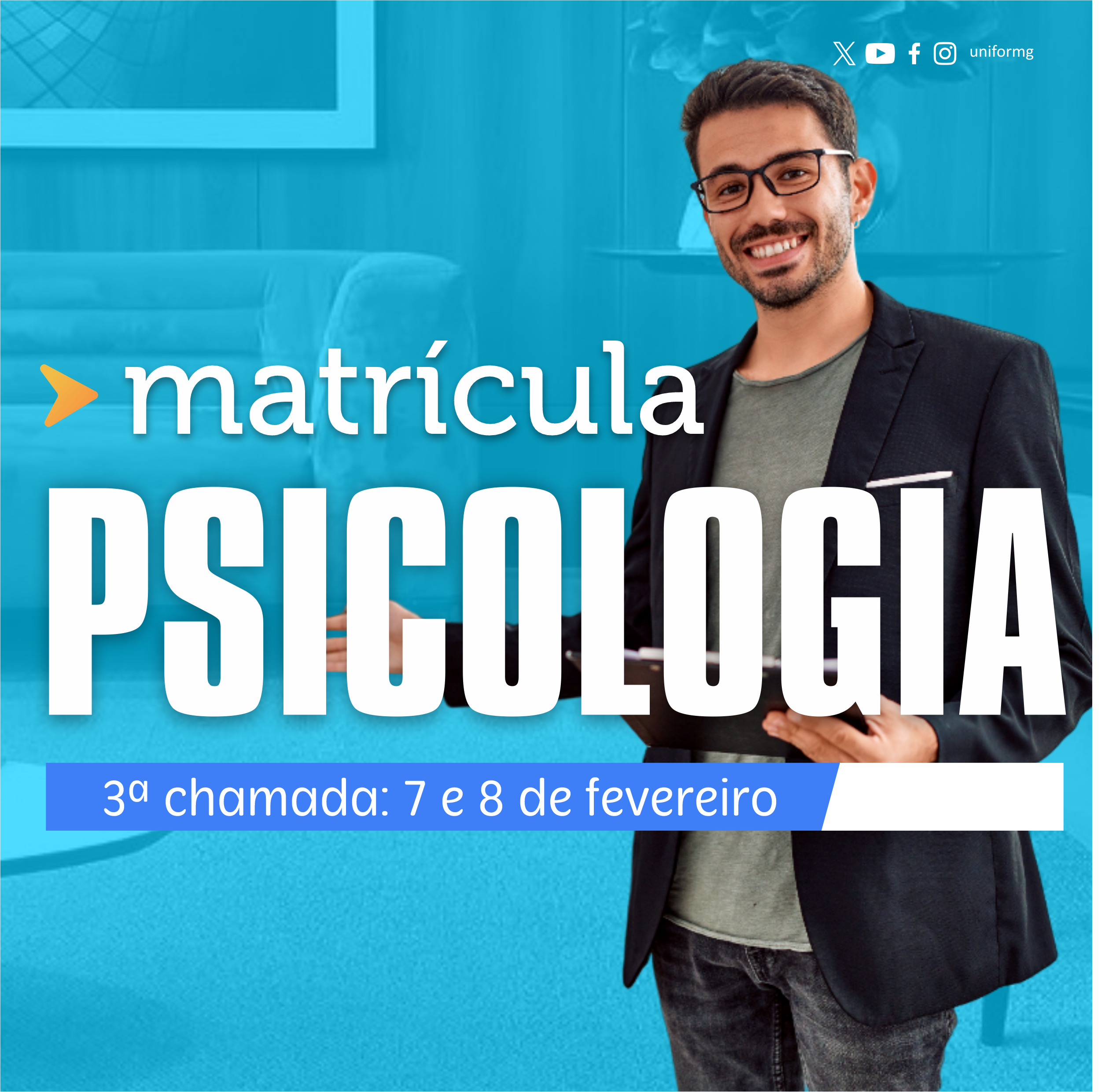 UNIFOR-MG DIVULGA LISTA DE APROVADOS NO VESTIBULAR DE PSICOLOGIA 2024 – TERCEIRA CHAMADA