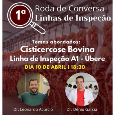 PROFESSORES DE MEDICINA VETERINÁRIA PROMOVEM 1ª RODA DE CONVERSA COM TEMA “LINHAS DE INSPEÇÃO”
