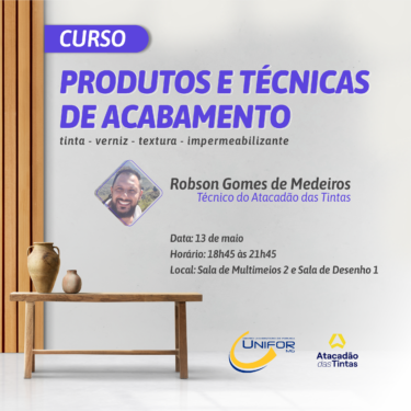 ALUNOS DE ARQUITETURA E URBANISMO E ENGENHARIA CIVIL PARTICIPARÃO DE CURSO SOBRE PRODUTOS E TÉCNICAS DE ACABAMENTO