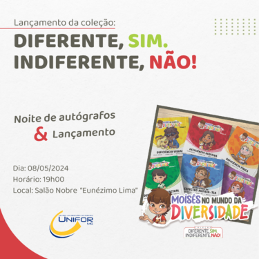UNIFOR-MG REALIZARÁ LANÇAMENTO DE LIVROS INFANTIS