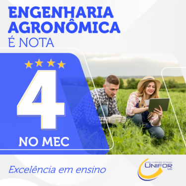 CURSO DE ENGENHARIA AGRONÔMICA É NOTA 4 NO MEC