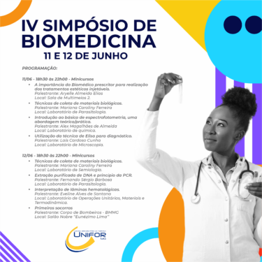 IV SIMPÓSIO DE BIOMEDICINA É REALIZADO NO UNIFOR-MG